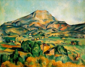  1895 Works - Mont Sainte Victoire 1895 Paul Cezanne scenery